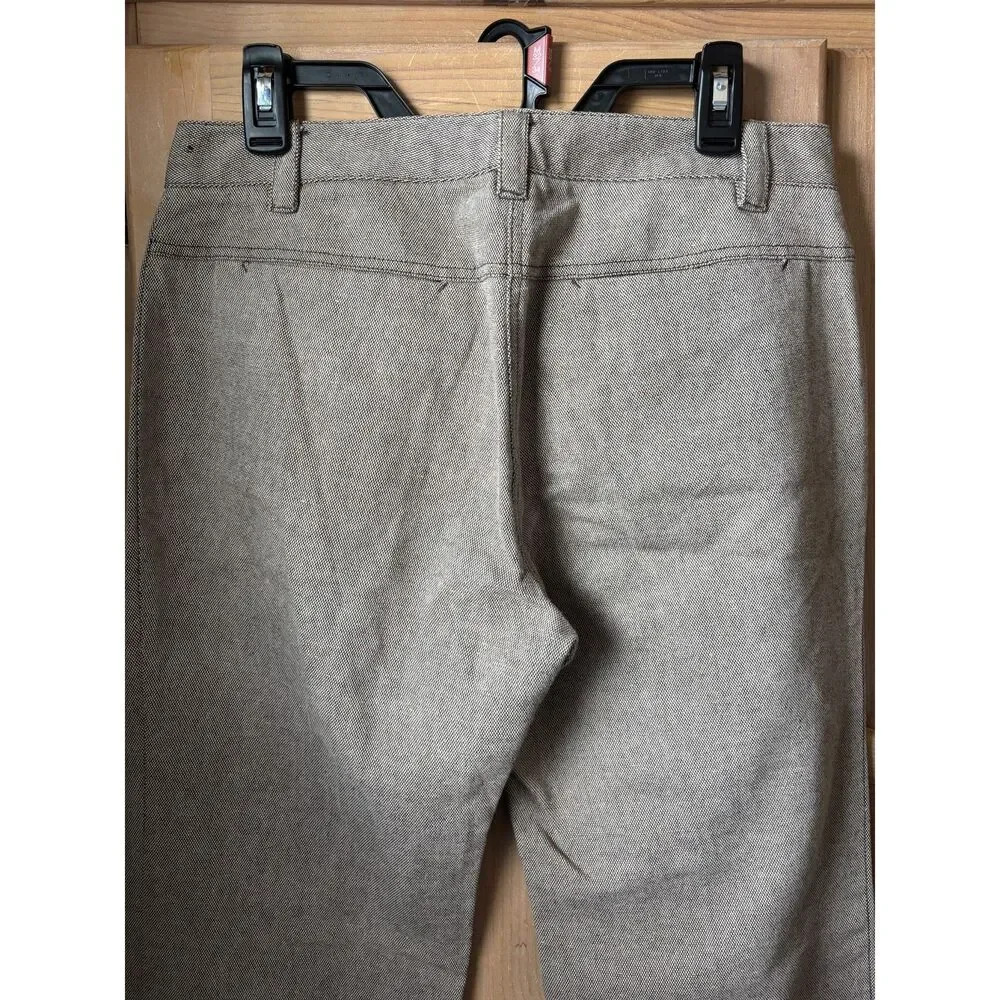 J. Crew | Tailored Wide Leg Patch Pocket Pants in Brown | Tall 8